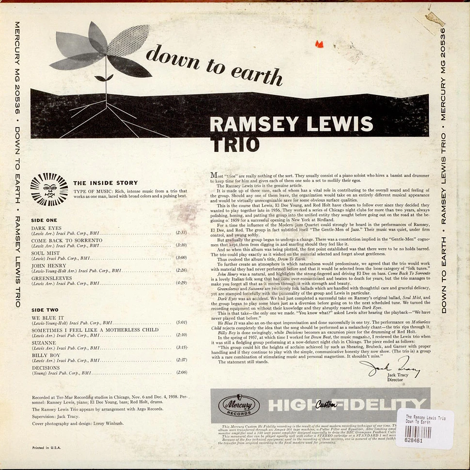 The Ramsey Lewis Trio - Down To Earth