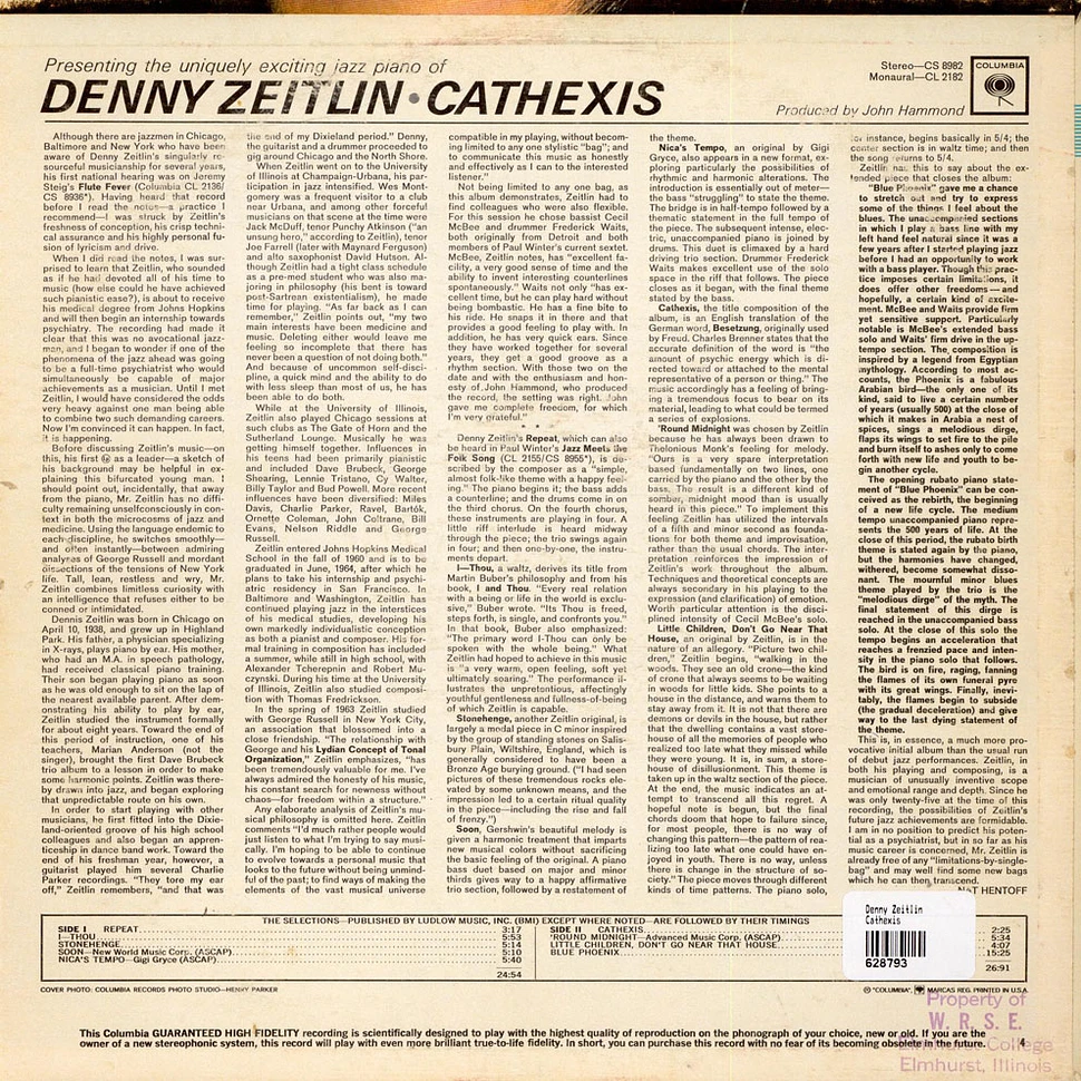 Denny Zeitlin - Cathexis