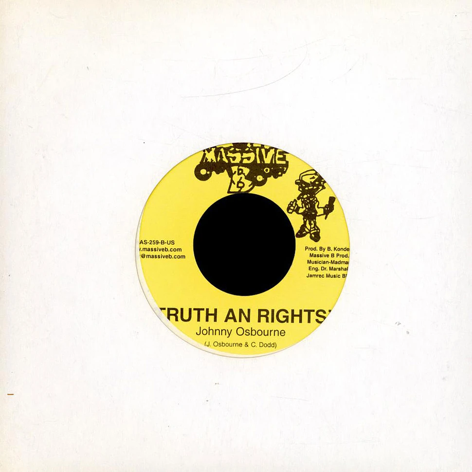 Johnny Osbourne & Burro Banton - The Truth / Truth An Rights