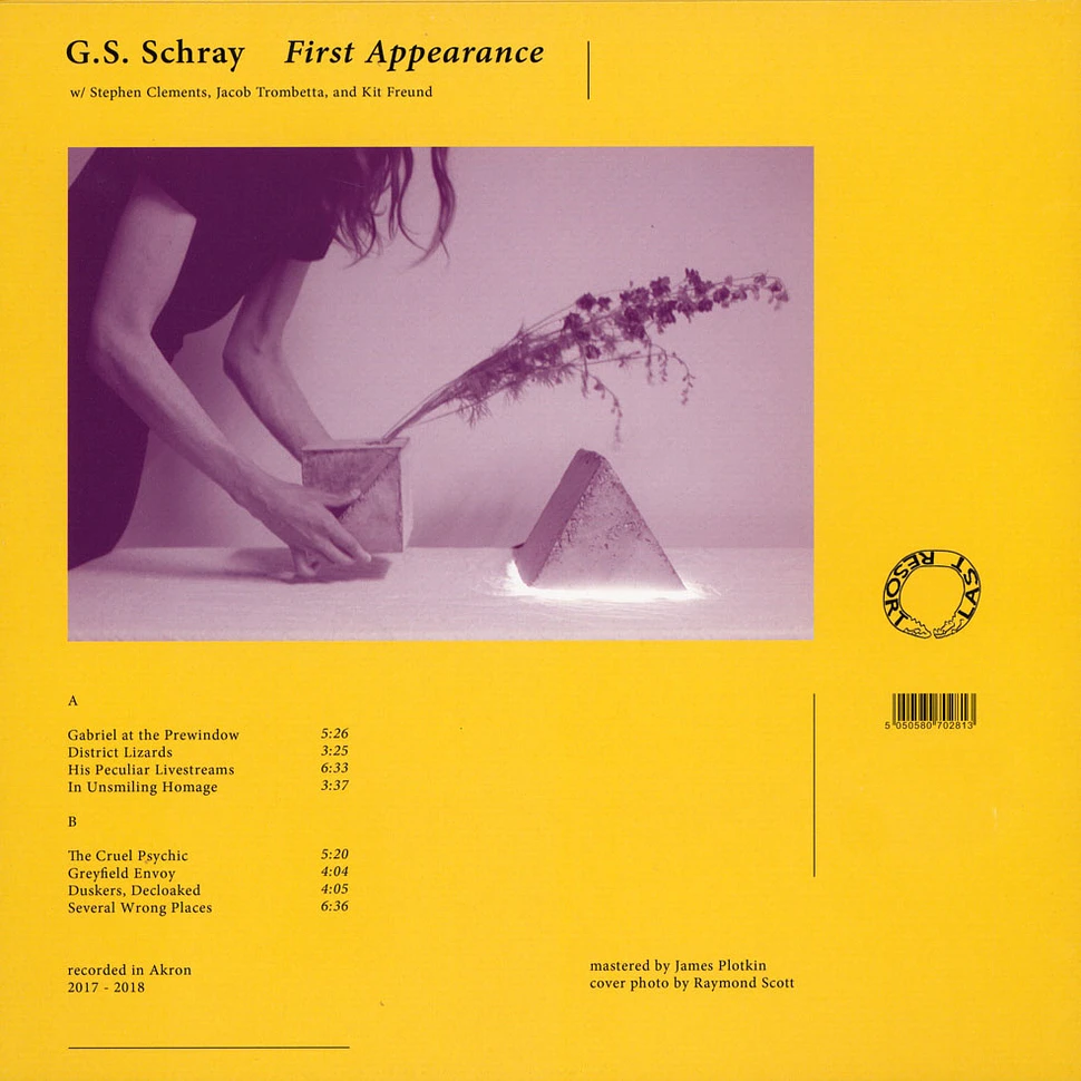 G.S. Schray - First Appearance