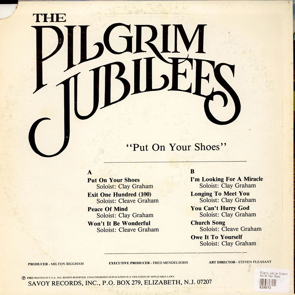 Pilgrim Jubilee Singers - Put On Your Shoes