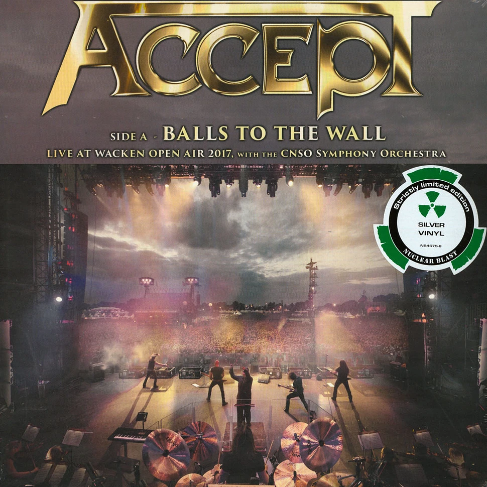 Accept - Balls To The Wall (Live) Silver Vinyl Edition