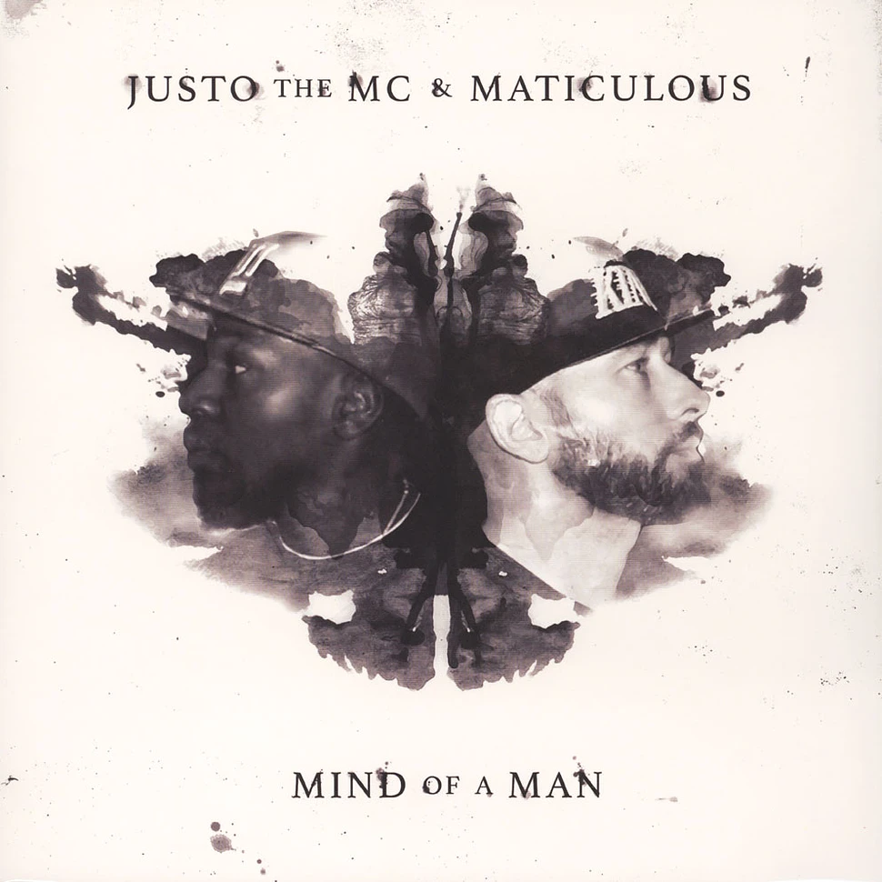 Justo The MC & Maticulous - Mind Of A Man Black & Grey Vinyl Edition