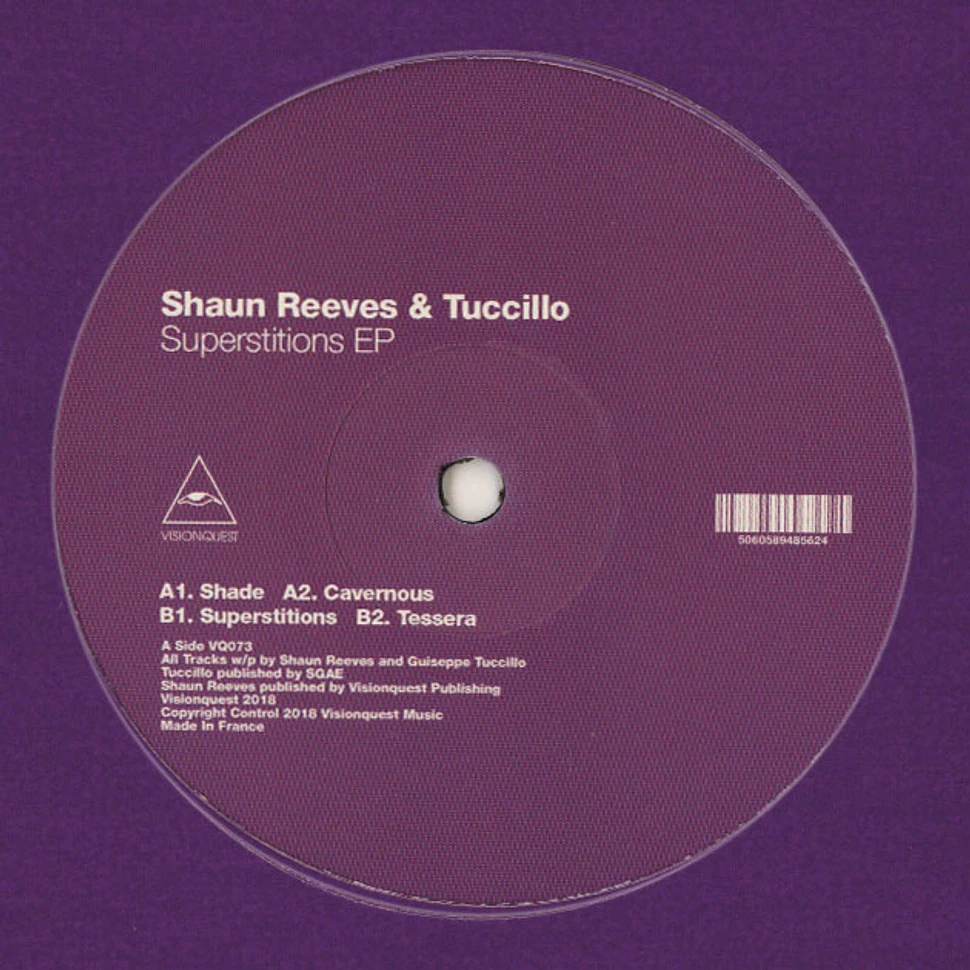 Shaun Reeves & Tuccillo - Superstitions EP