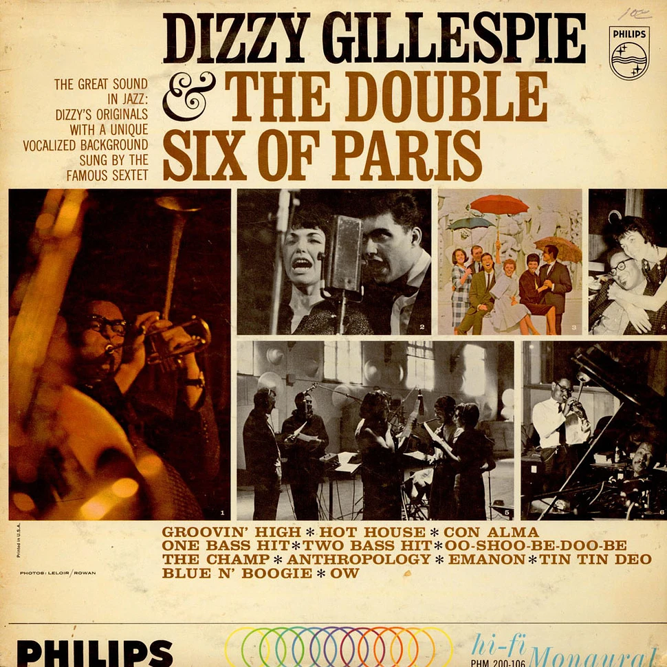 Dizzy Gillespie + Les Double Six - Dizzy Gillespie And The Double Six Of Paris