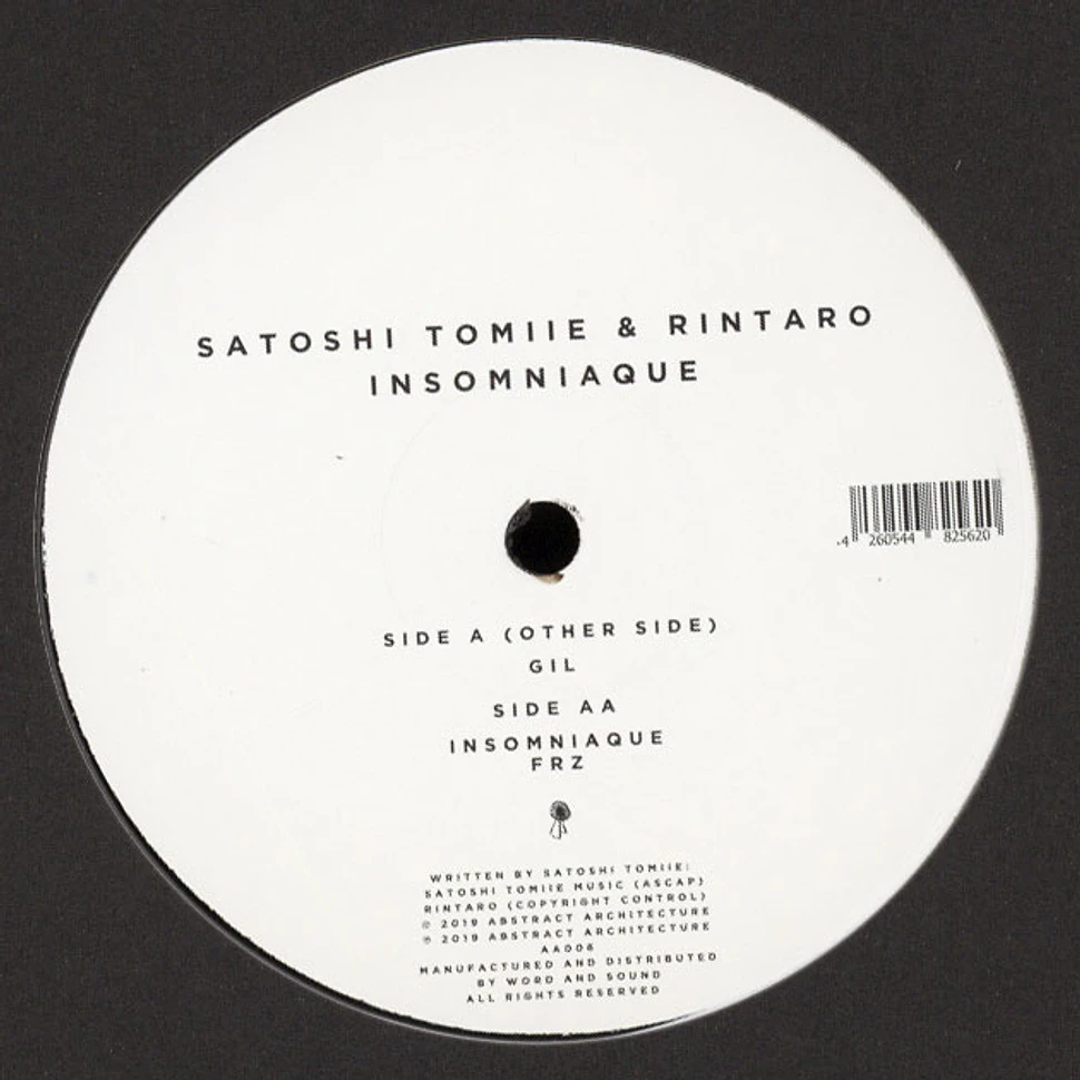 Satoshi Tomiie & Rintaro - Insomniaque EP