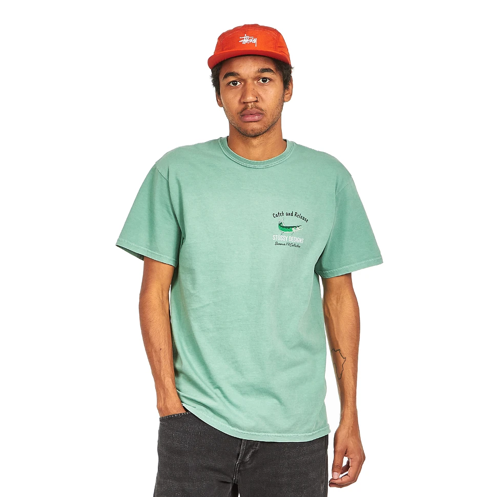 Stüssy - Catch & Release Pigment Dyed Tee
