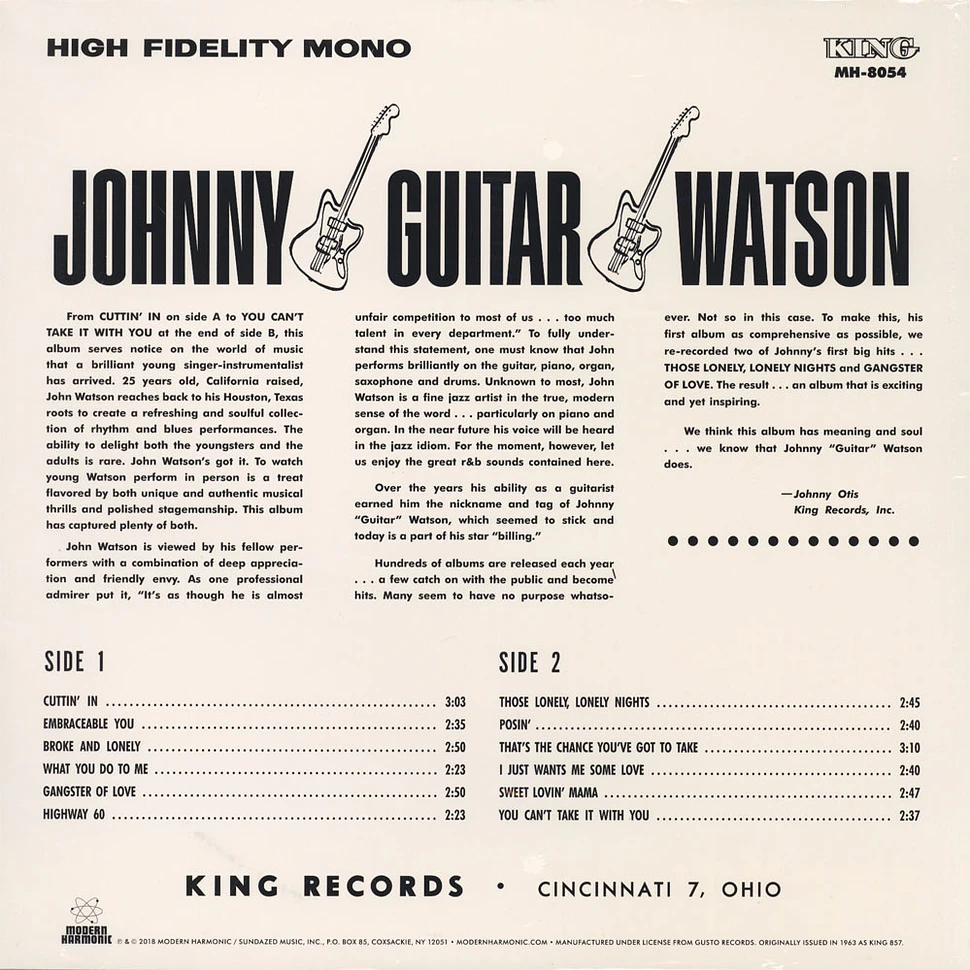 Johnny Guitar Watson - Johnny Guitar Watson