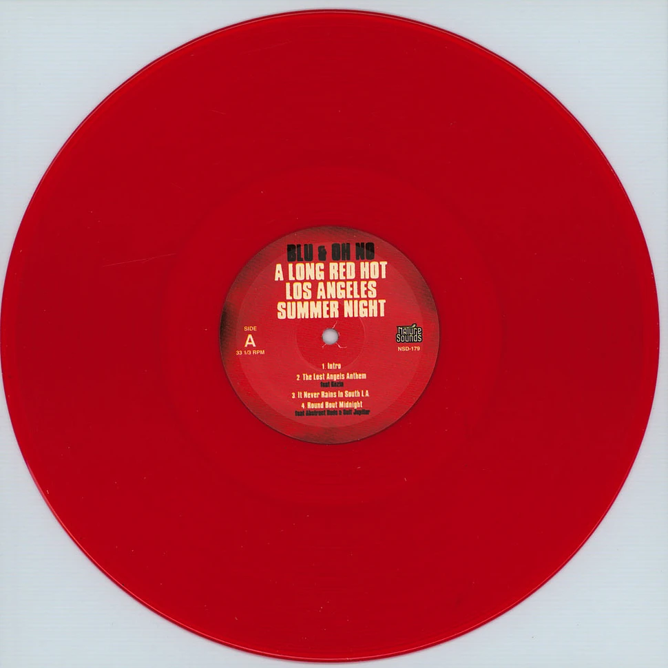 Blu & Oh No - A Long Red Hot Los Angeles Summer Night Red Vinyl Edition