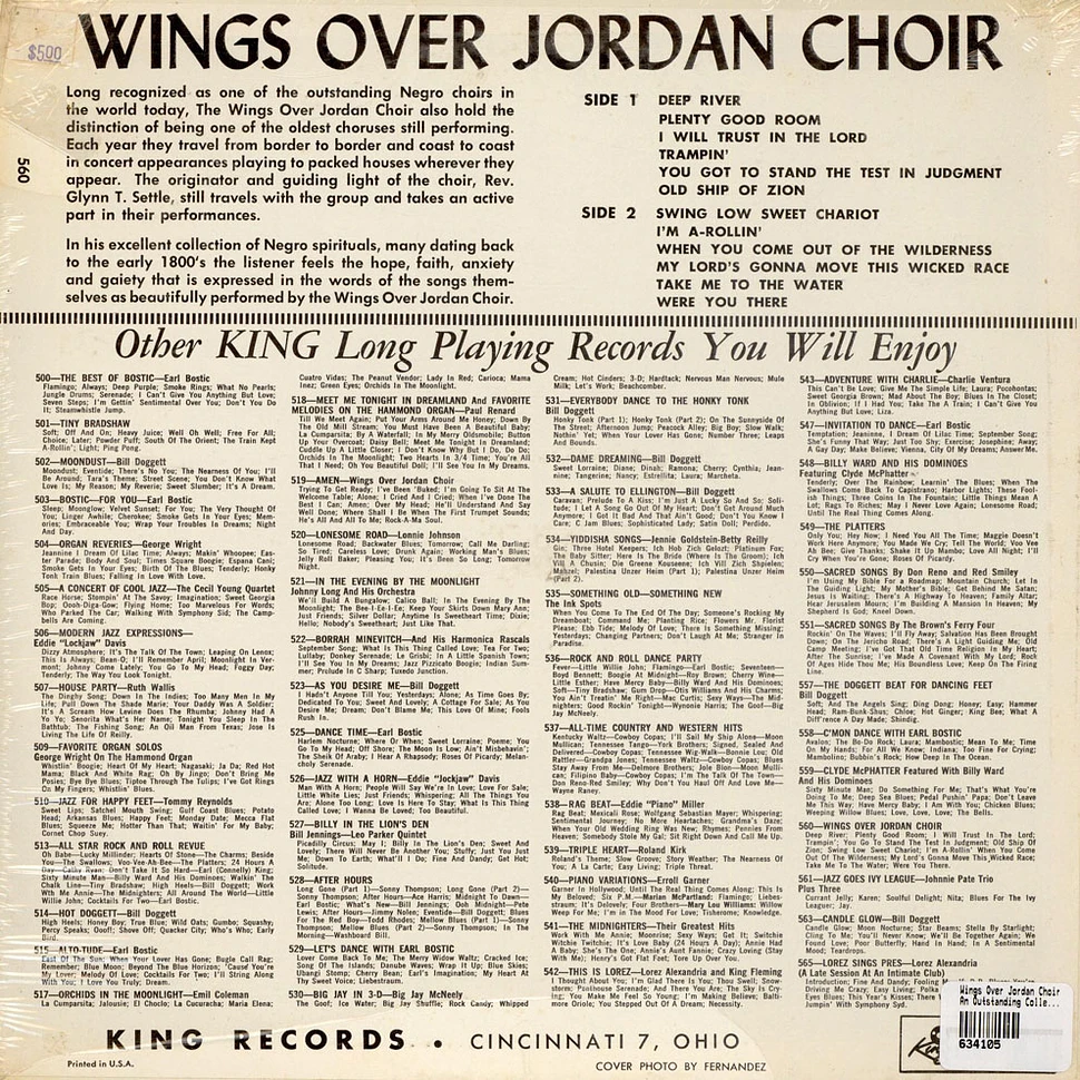 Wings Over Jordan - An Outstanding Collection Of Traditional Negro Spirituals