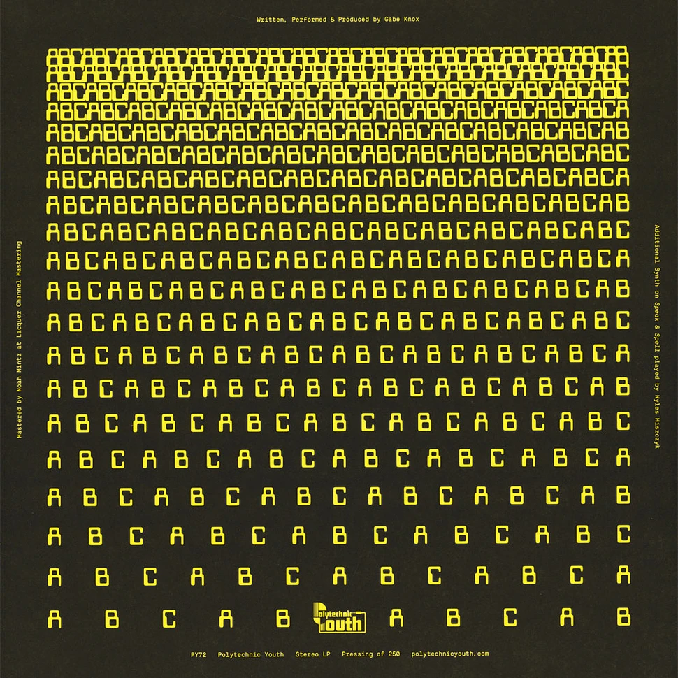 Gabe Knox - ABC Yellow Vinyl Edition