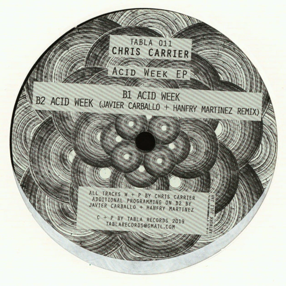 Chris Carrier & Gauthier Dm - Acid Week EP Javier Carballo & Hanfry Martinez Remix