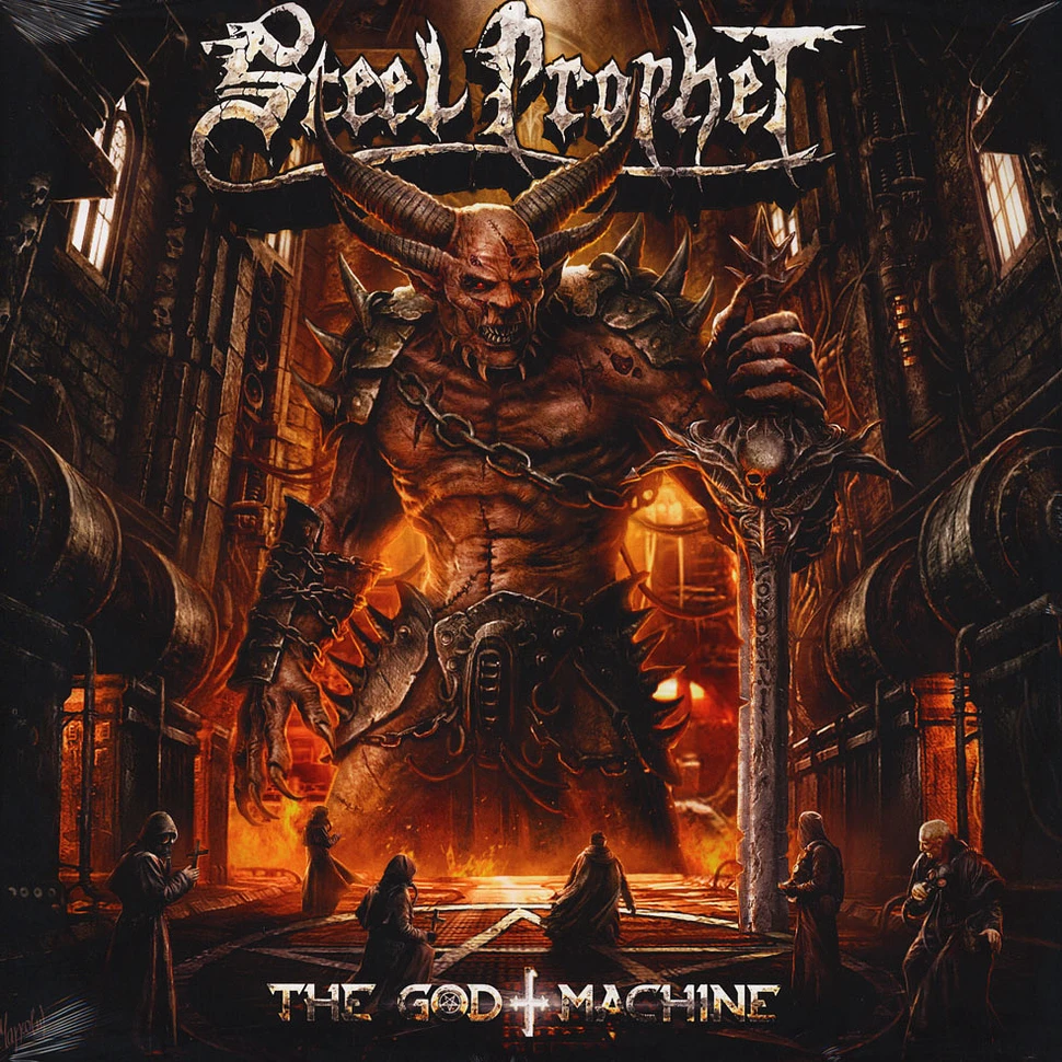 Steel Prophet - The God Machine Red / Black Splatter Vinyl