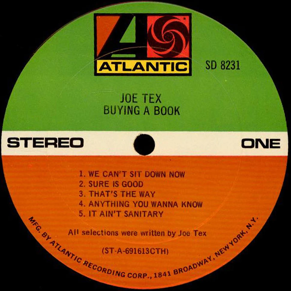 Joe Tex - Buying A Book