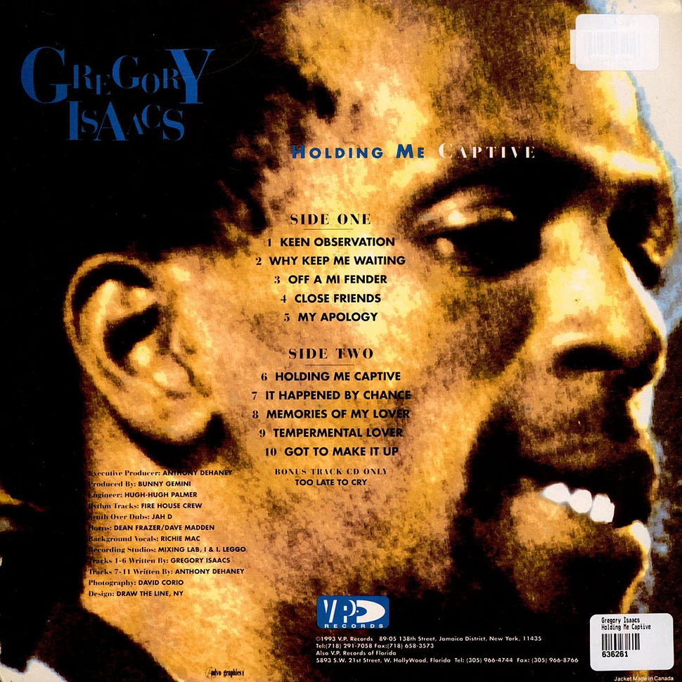 Gregory Isaacs - Holding Me Captive