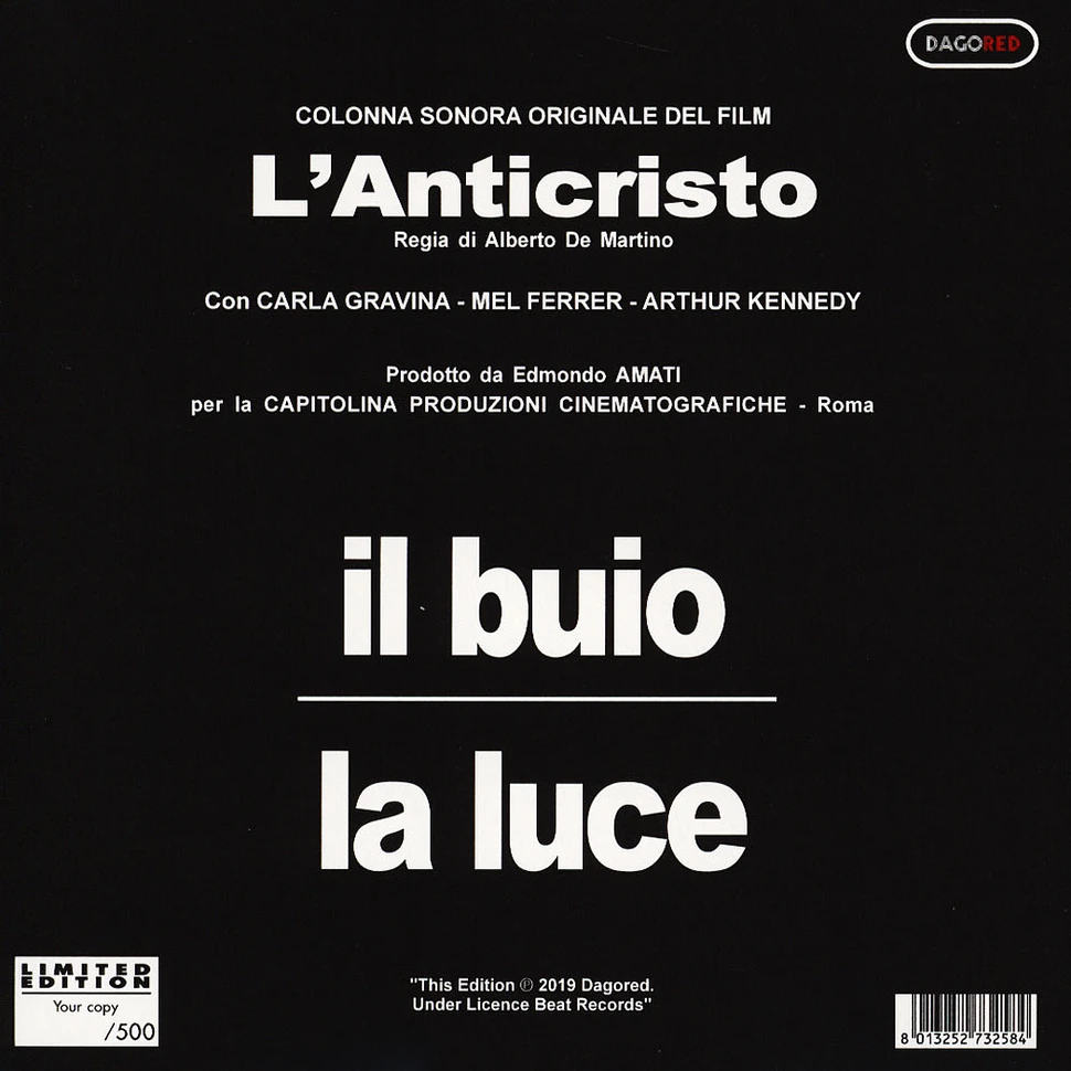 Ennio Morricone - OST L'Anticristo Record Store Day 2019 Edition