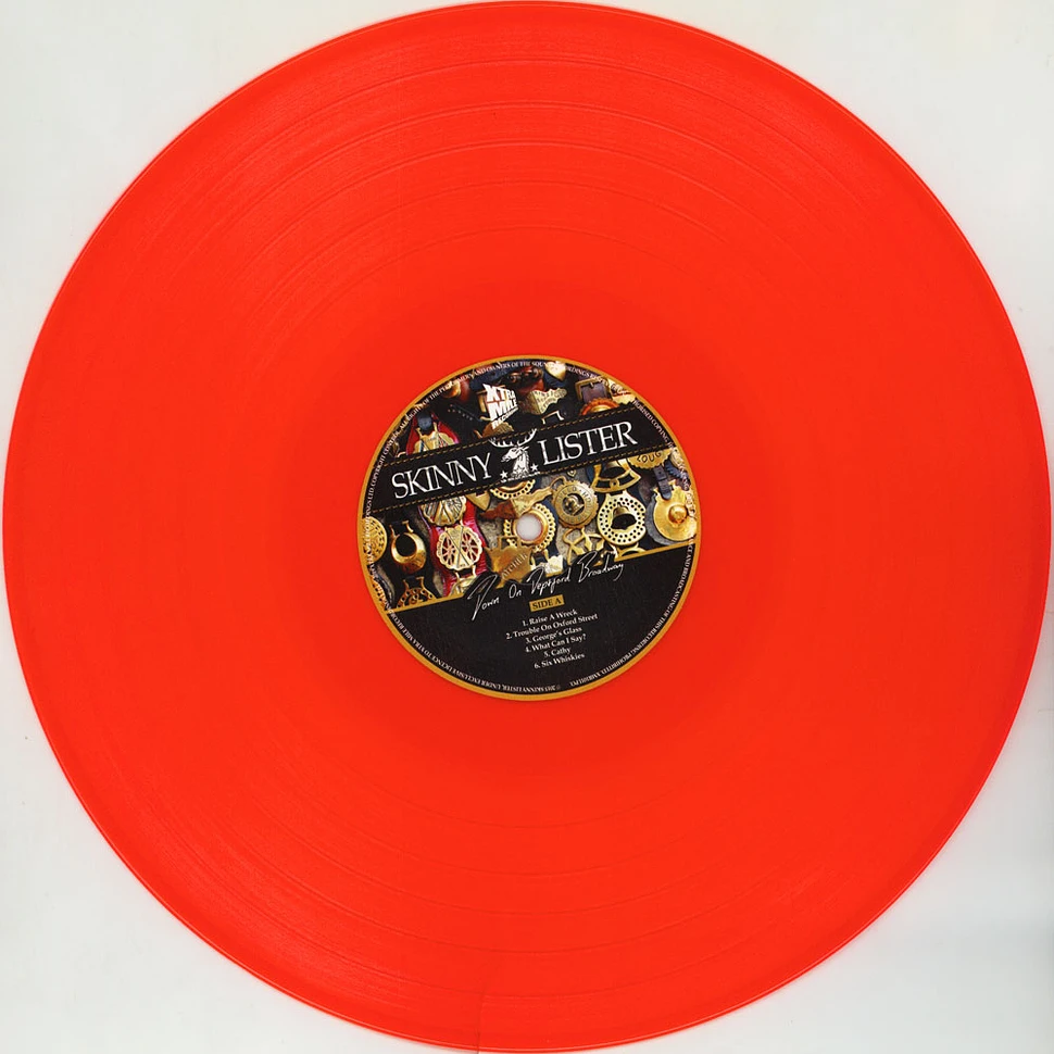 Skinny Lister - Down On Deptford Broadway Orange Vinyl Edition