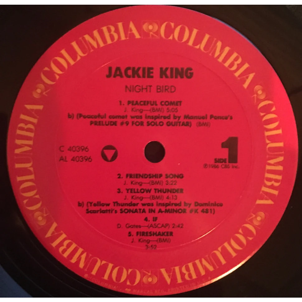 Jackie King - Night Bird
