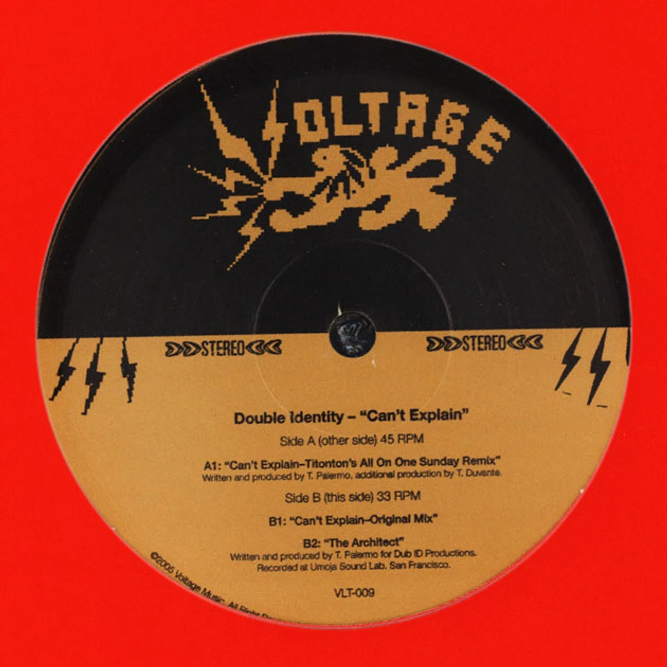 Double Identity - Can't Explain