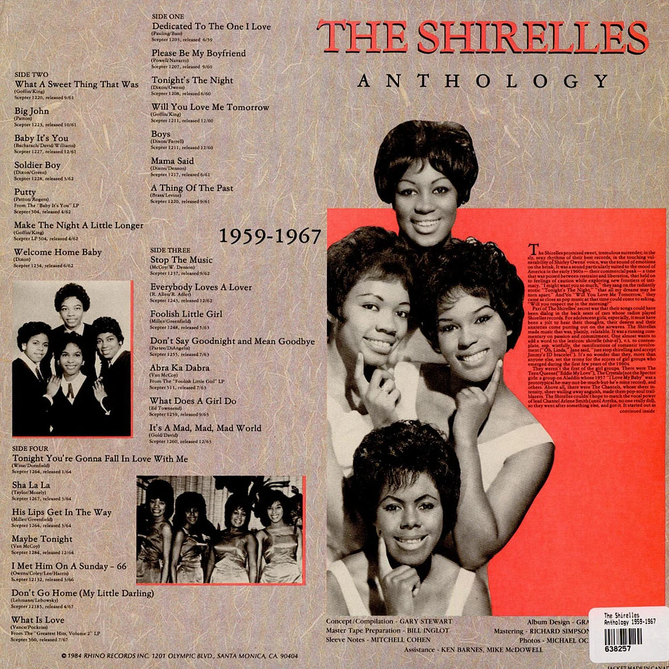 The Shirelles - Anthology 1959-1967