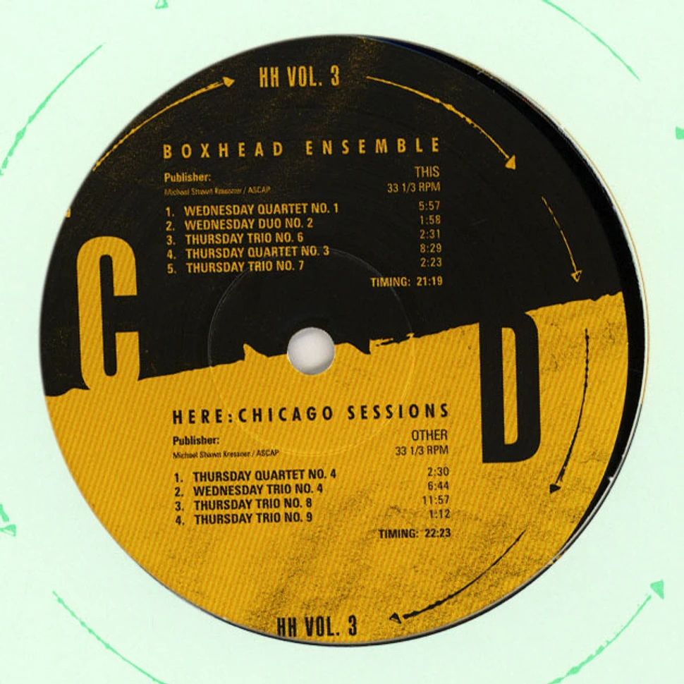 Boxhead Ensemble - Here: Chicago Sessions