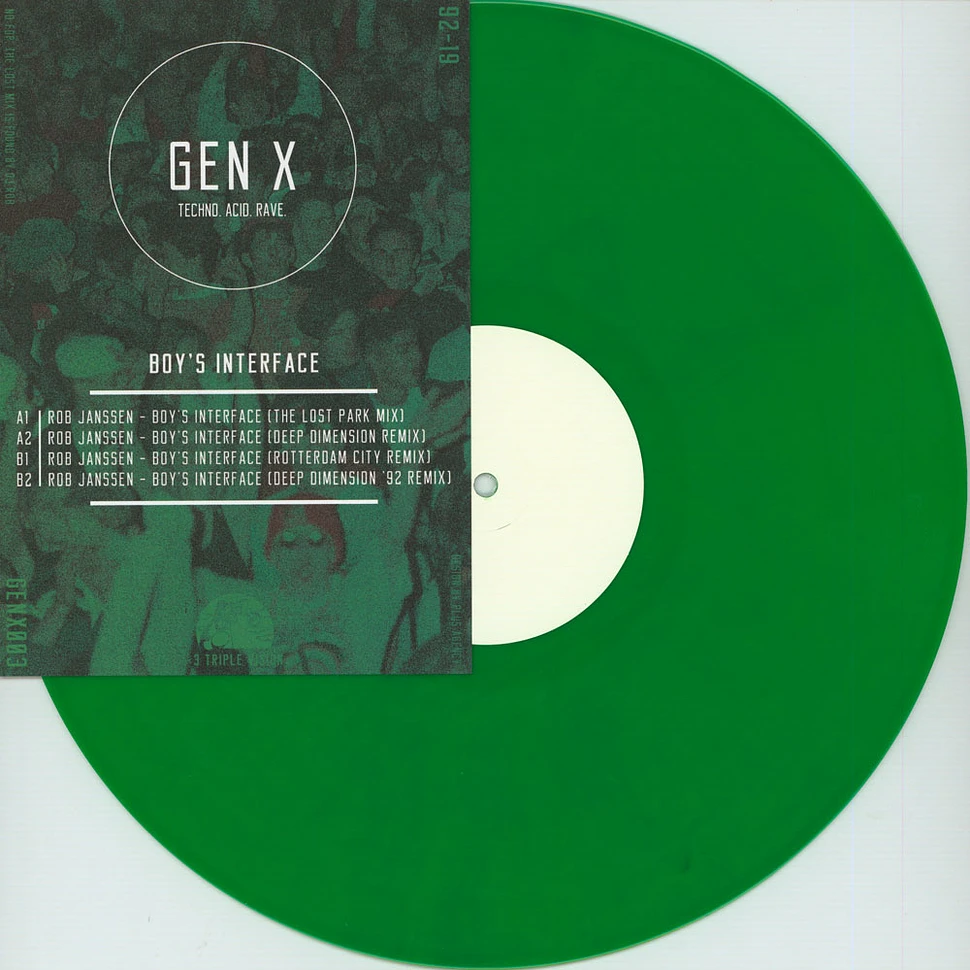 Rob Janssen - Boy's Interface Yellow & Transparent Green Vinyl Edition