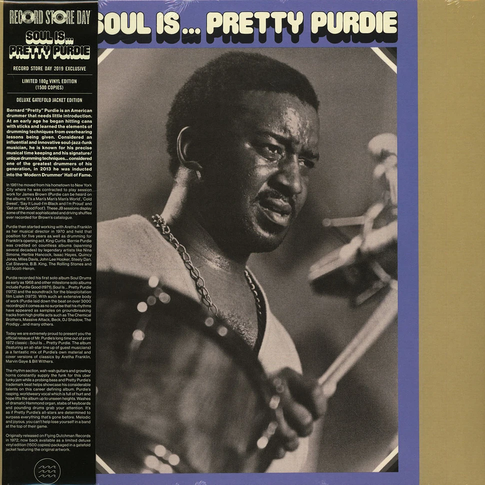 Bernard Pretty Purdie - Soul Is Pretty Purdie Record Store Day 2019 Edition