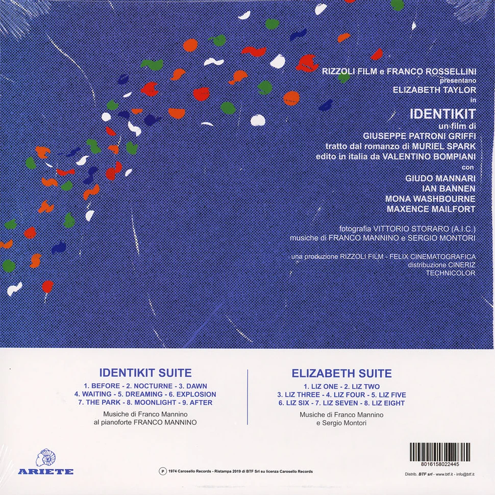 Franco Mannino E Sergio Montori - OST Identikit Record Store Day 2019 Edition