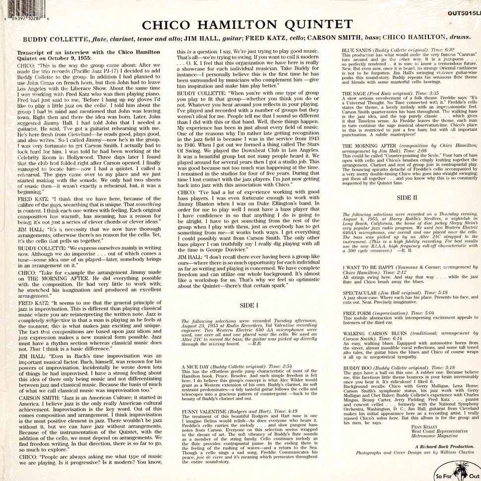 The Chico Hamilton Quintet - Chico Hamilton Quintet
