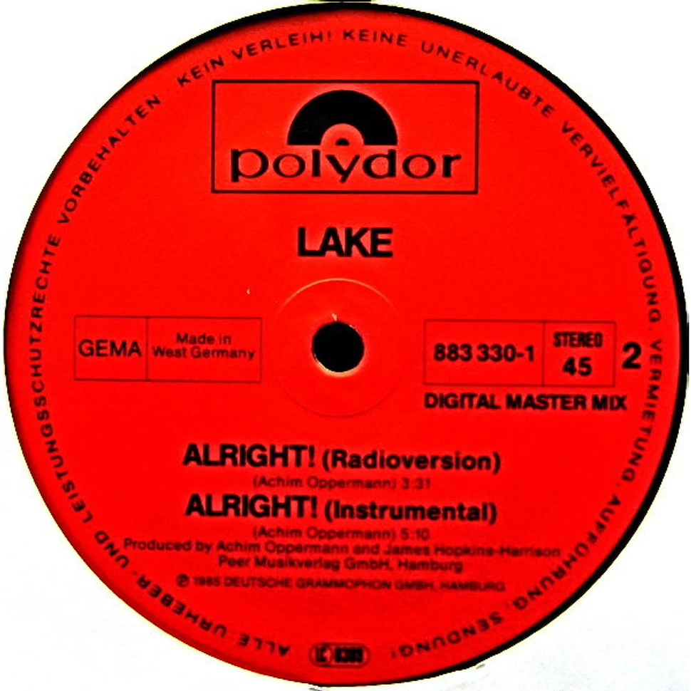Lake - Alright!