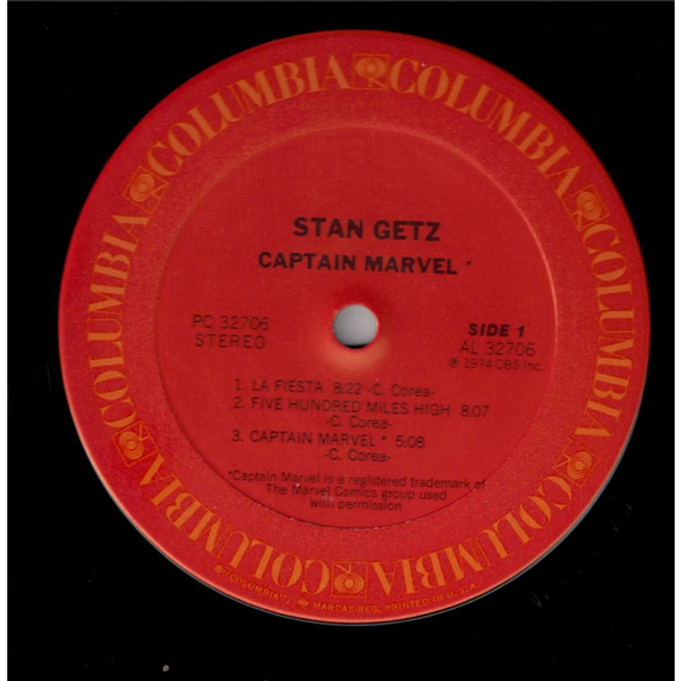 Stan Getz - Captain Marvel