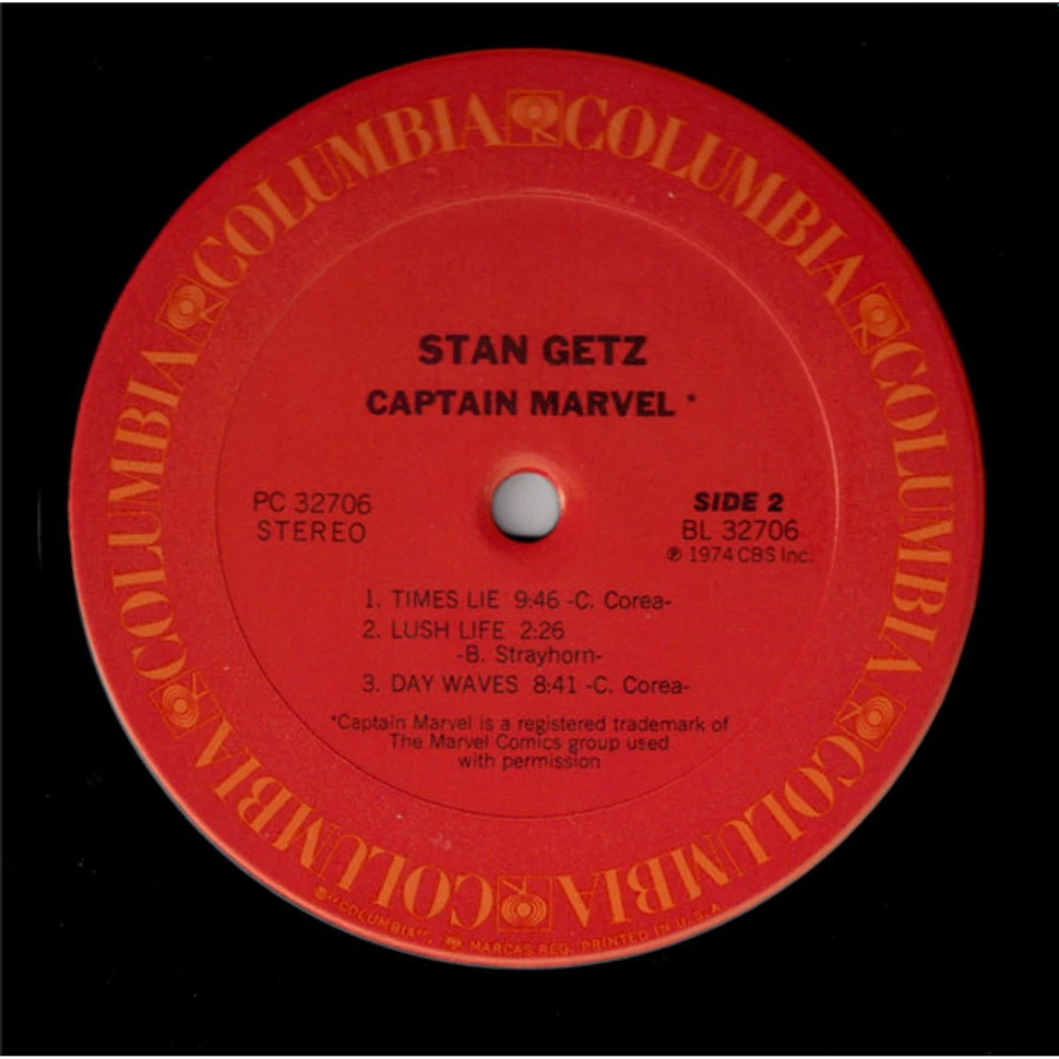 Stan Getz - Captain Marvel