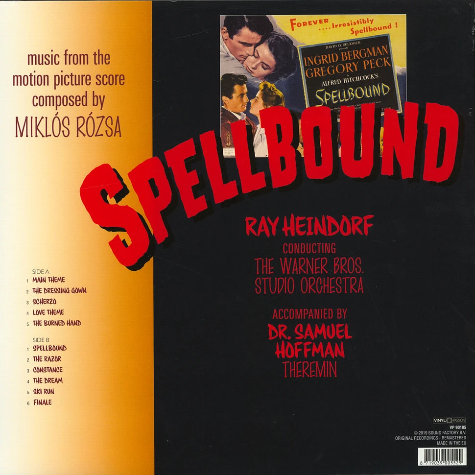 Alfred Hitchcock - OST Spellbound Record Store Day 2019 Edition