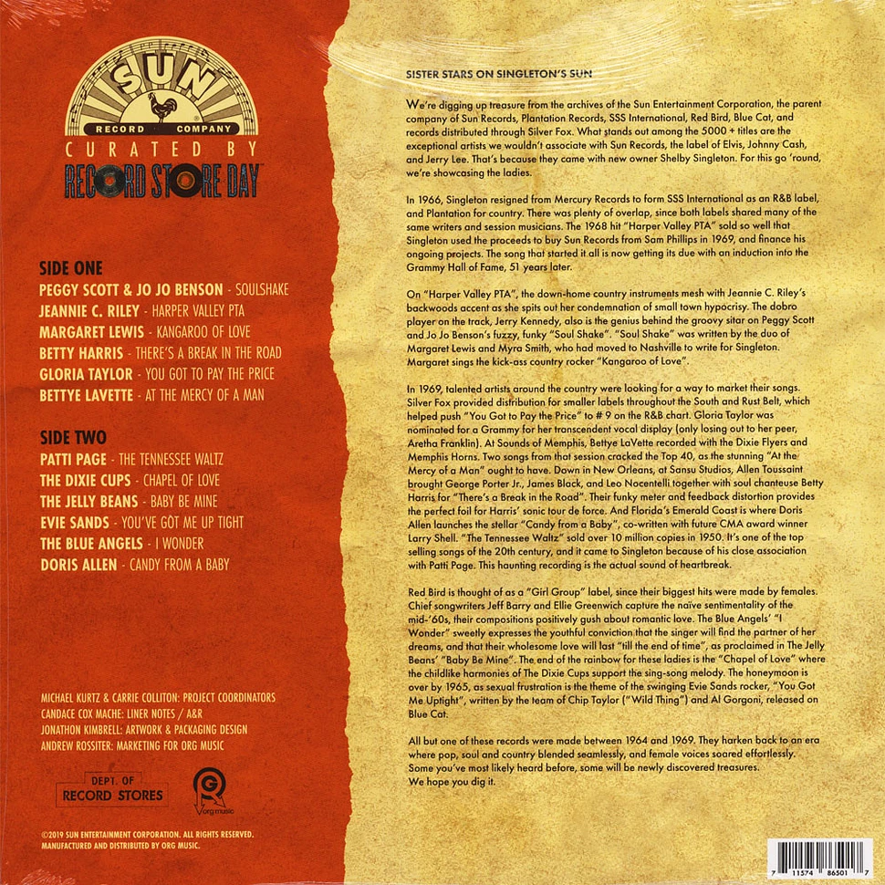 V.A. - Sun Records Curated By Record Store Day, Vol.6 Record Store Day 2019 Edition