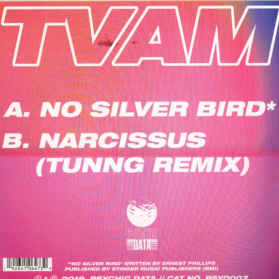 TVAM - No Silver Bird/Narcissus (Tunng Rmx) Colored Record Store Day 2019 Edition