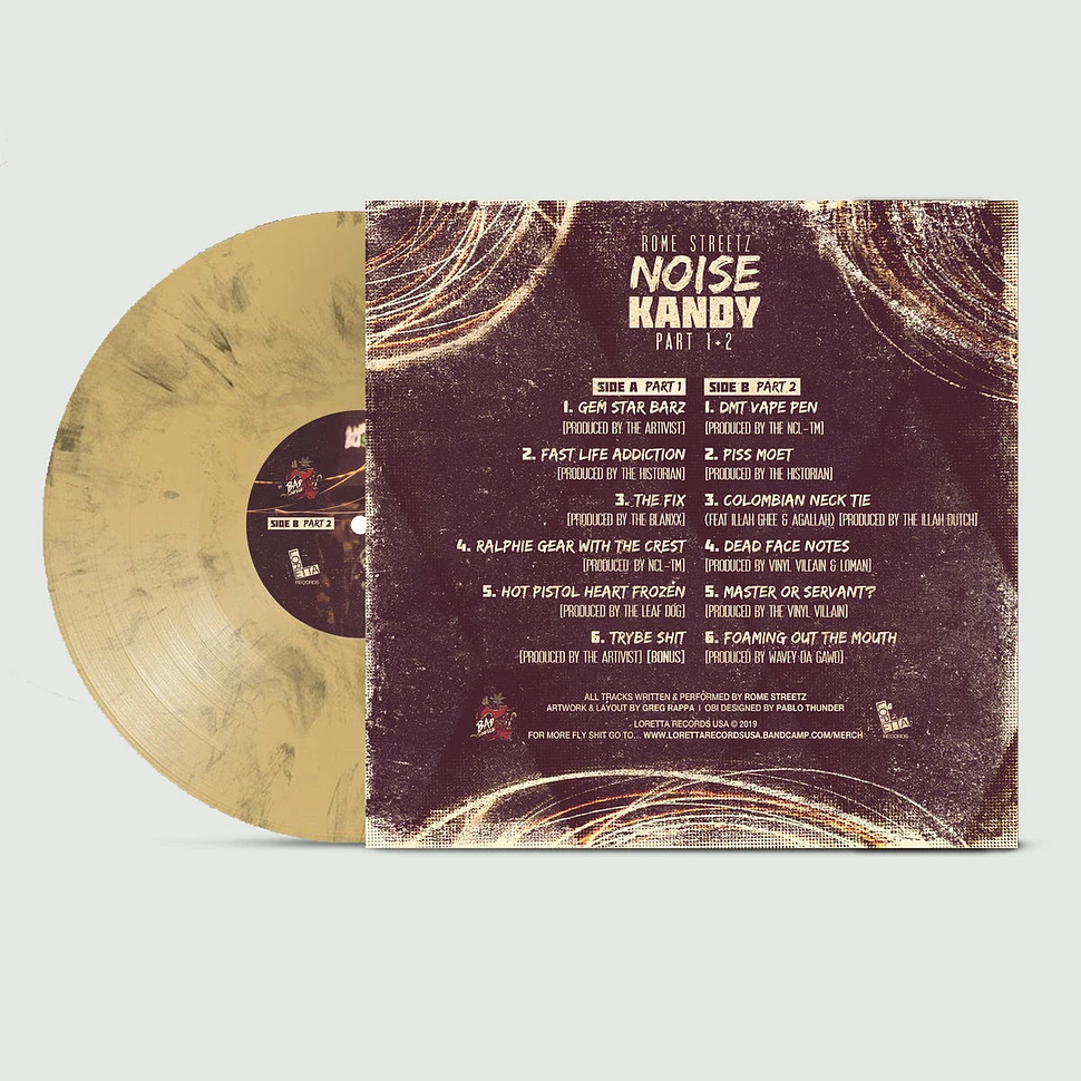 Rome Streetz - Noise Kandy 1 & 2 Marbled Vinyl Edition With Obi Strip