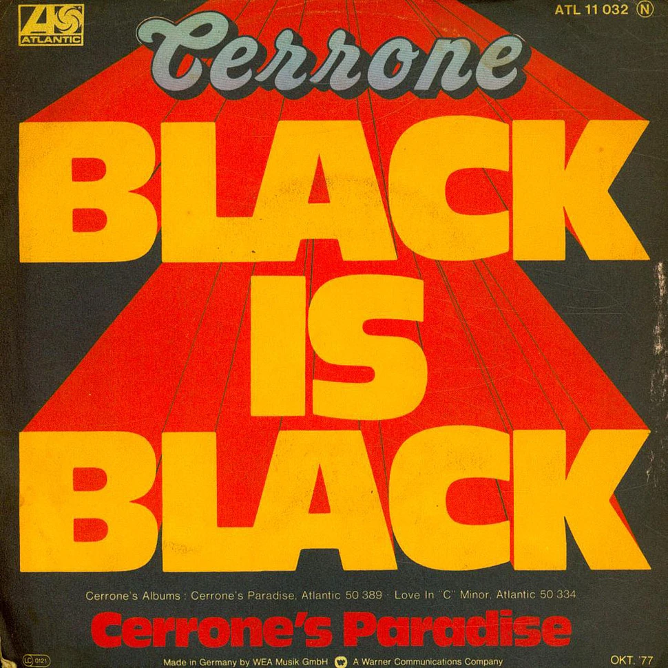 Cerrone - Black Is Black