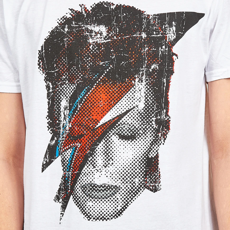 David Bowie - Halftone Flash Face T-Shirt