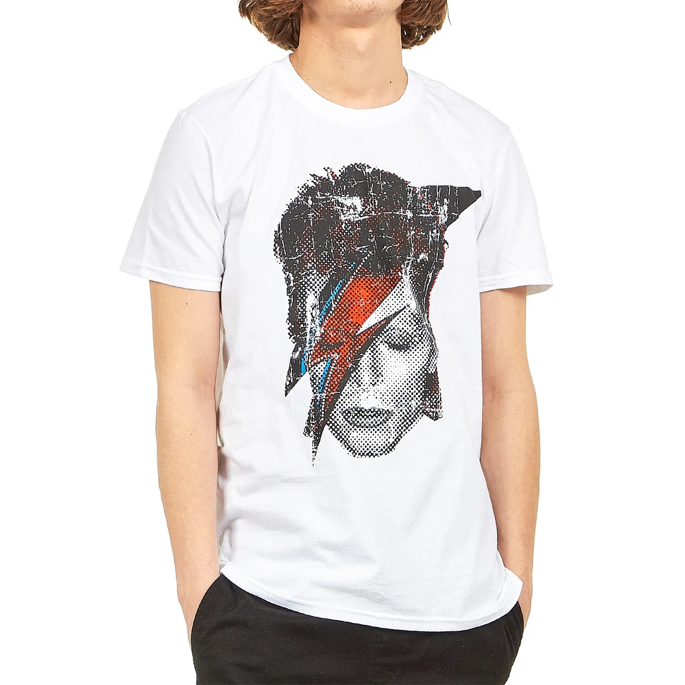 David Bowie - Halftone Flash Face T-Shirt