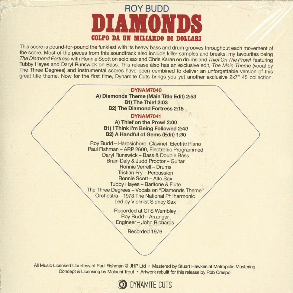 Roy Budd - OST Diamonds