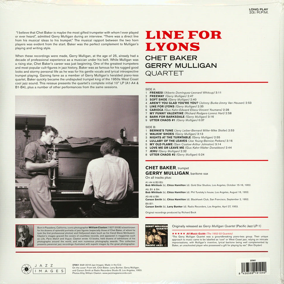 Chet Baker - Line For Lyons