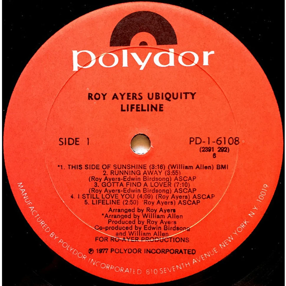 Roy Ayers Ubiquity - Lifeline