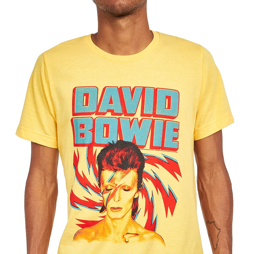 David Bowie - Gold Aladdin Sane T-Shirt