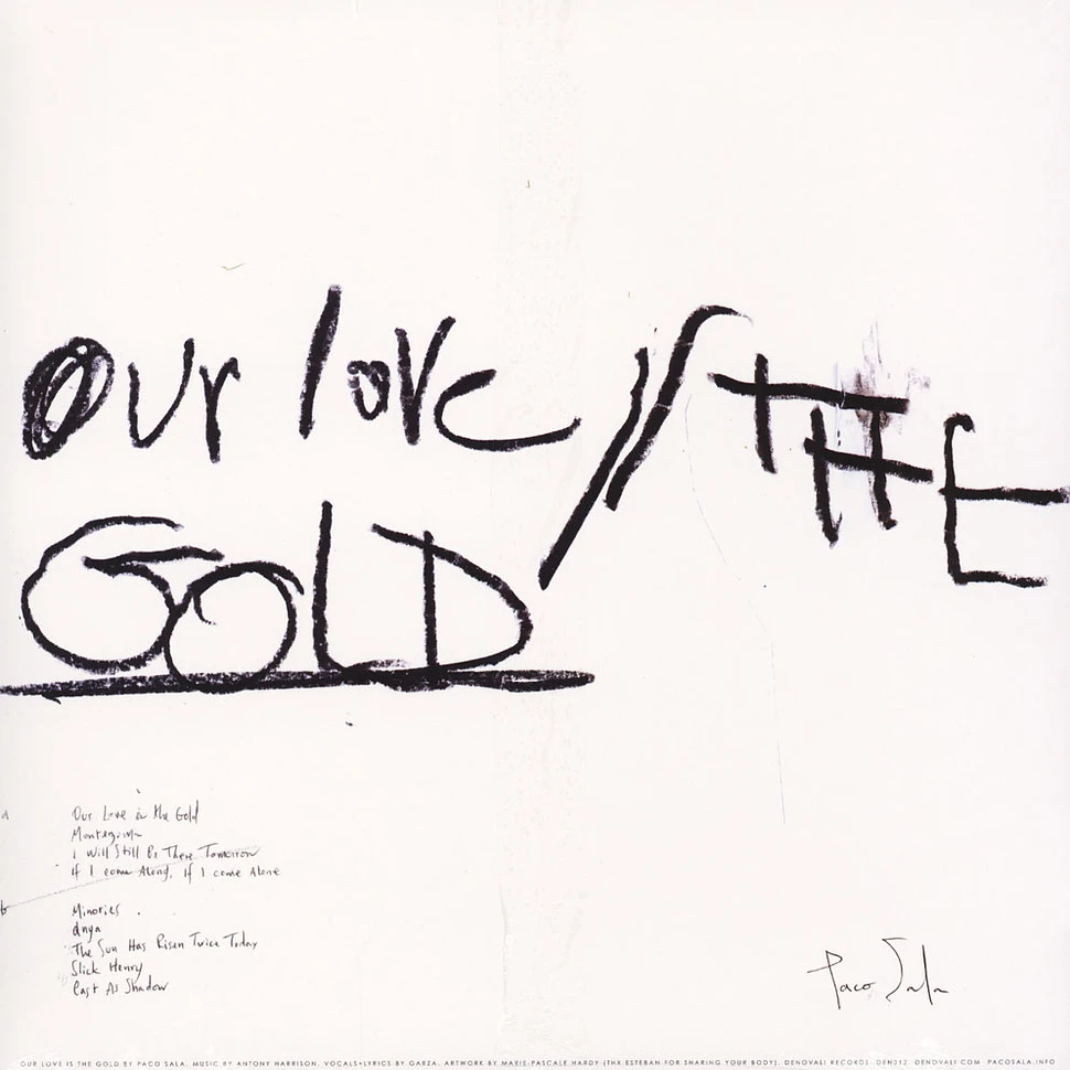 Paco Sala - Our Love Is The Gold Colored Vinyl Edition