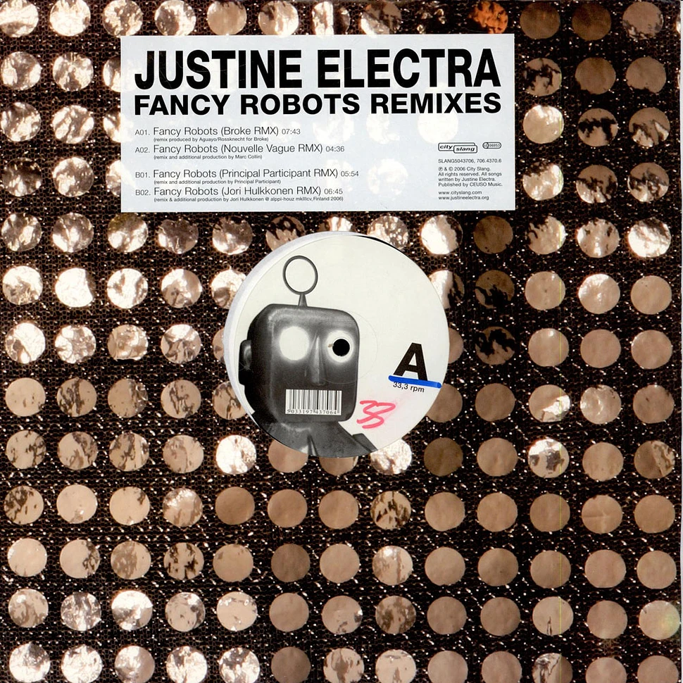 Justine Electra - Fancy Robots Remixes