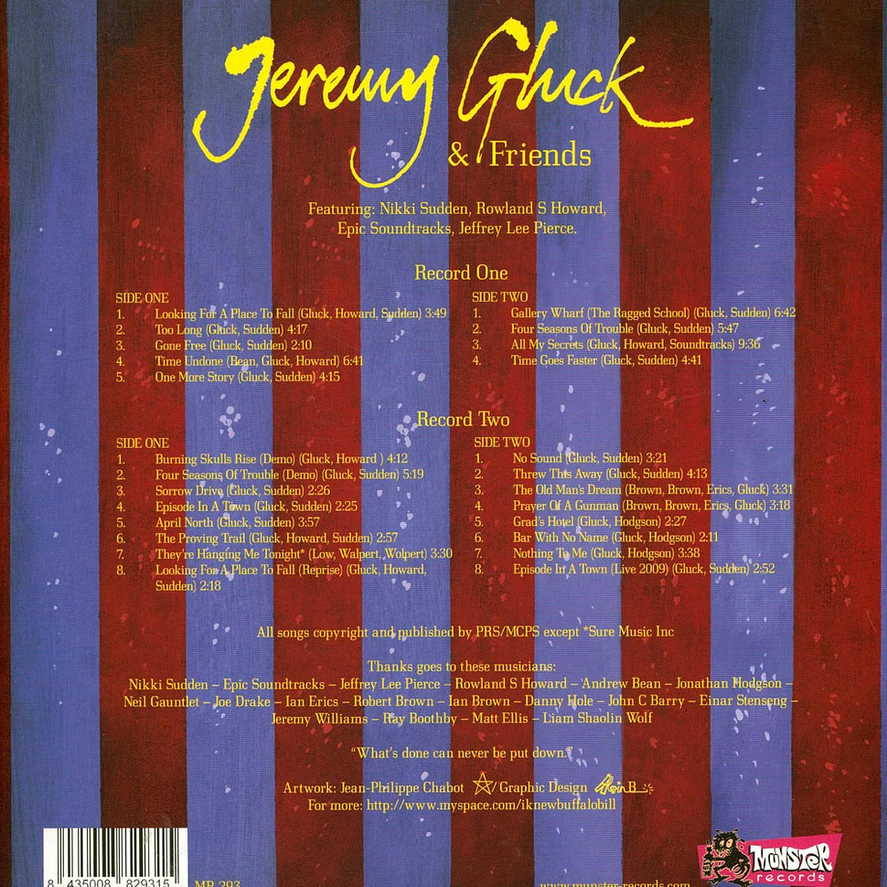 Jeremy Gluck & Friends - I Knew Buffalo Bill