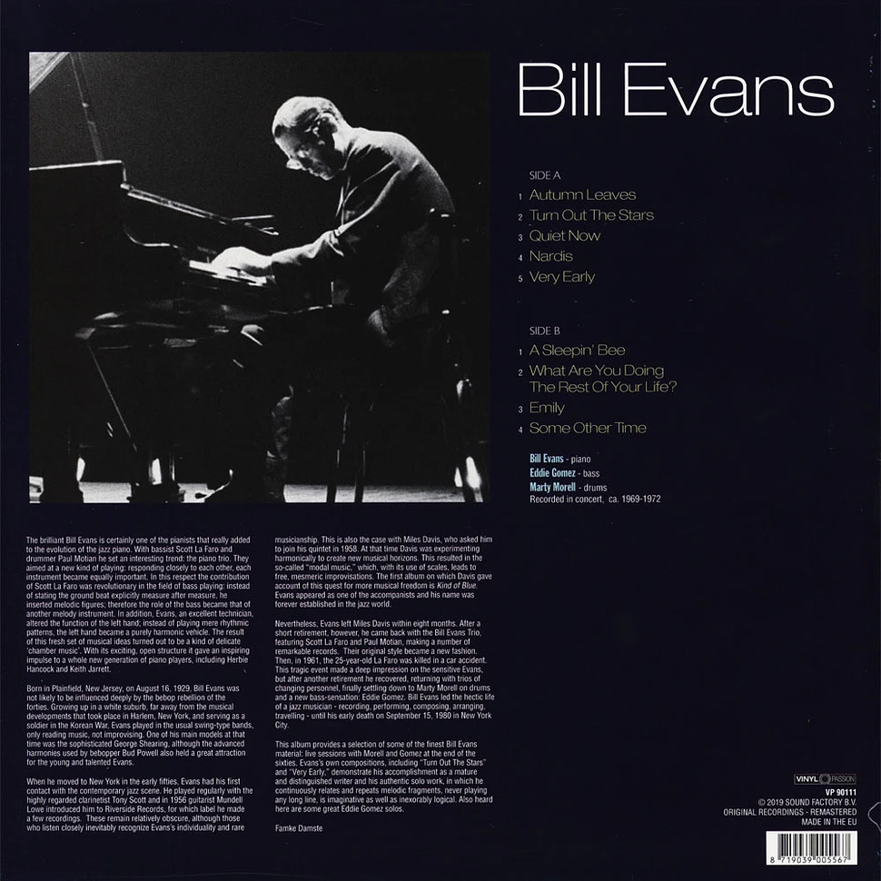 Bill Evans - Autumn Leaves In Concert