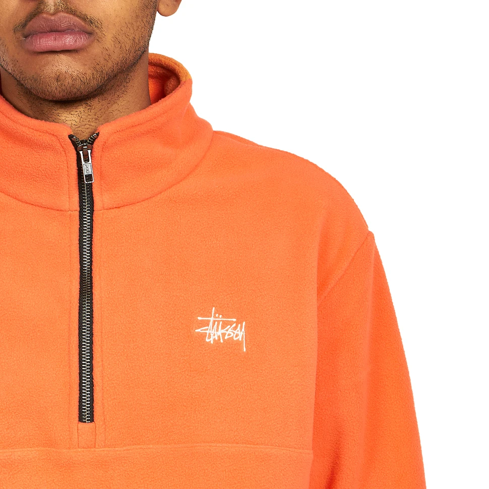 Stüssy - Basic Polar Fleece Mock Sweater