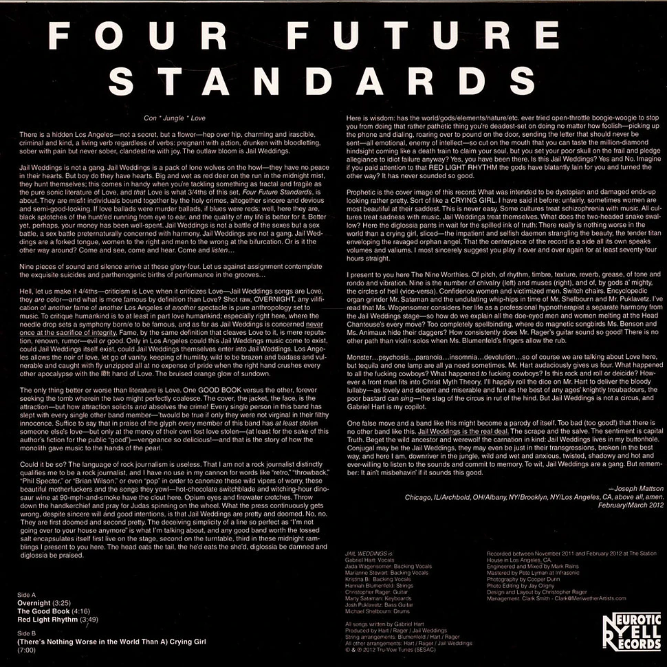 Jail Weddings - Four Future Standards