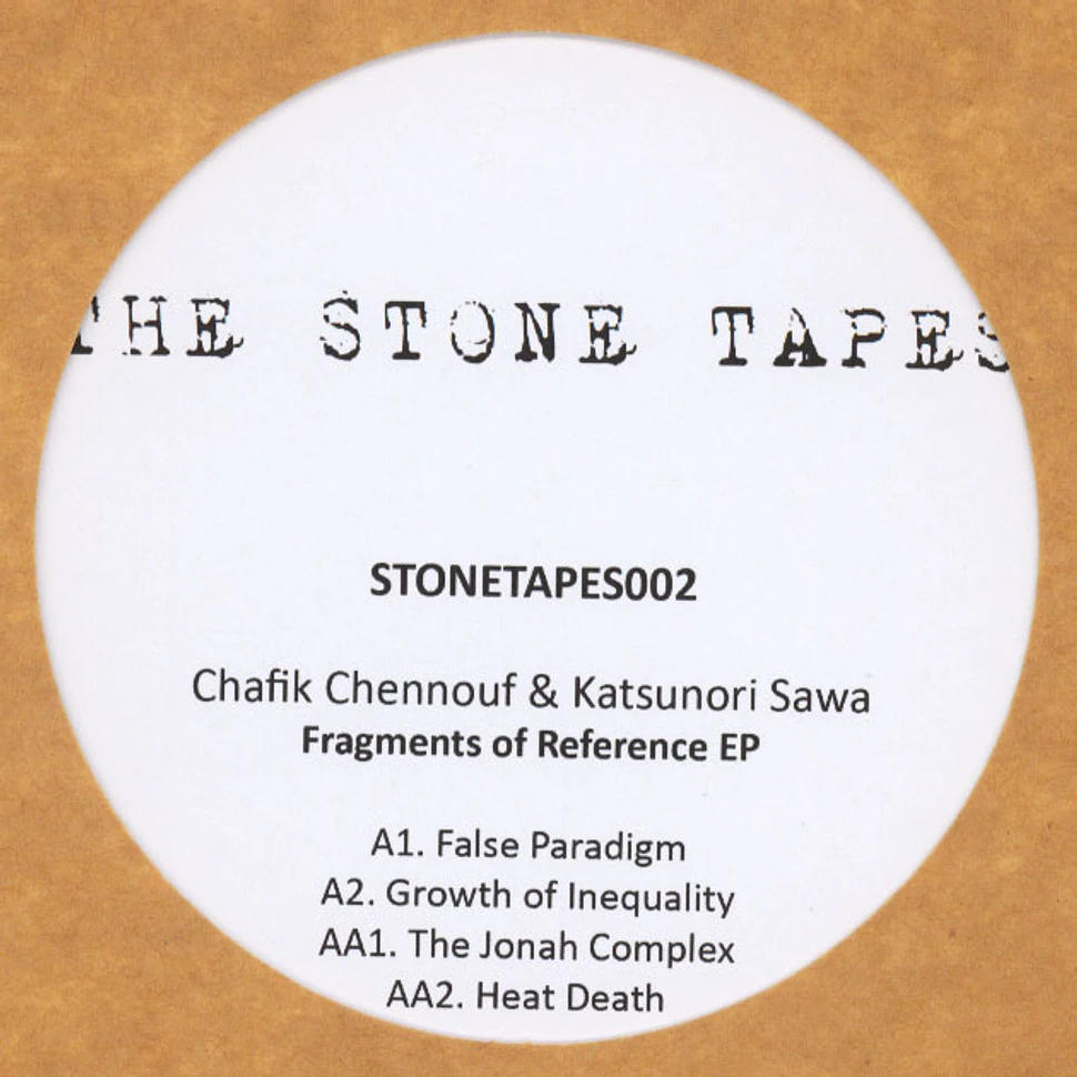 Chafik Chennouf & Katsunori Sawa - Fragments Of Reference EP